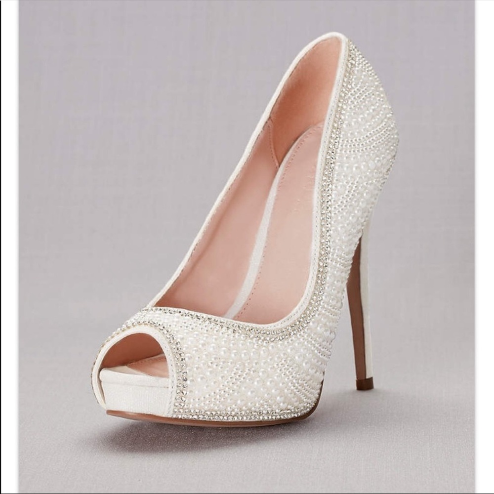 David’s Bridal bridal heels